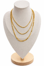 Collana Tris in acciaio 316L