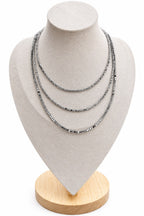 Collana Tris in acciaio 316L