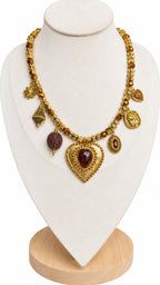 Collana Victoria charm in acciaio