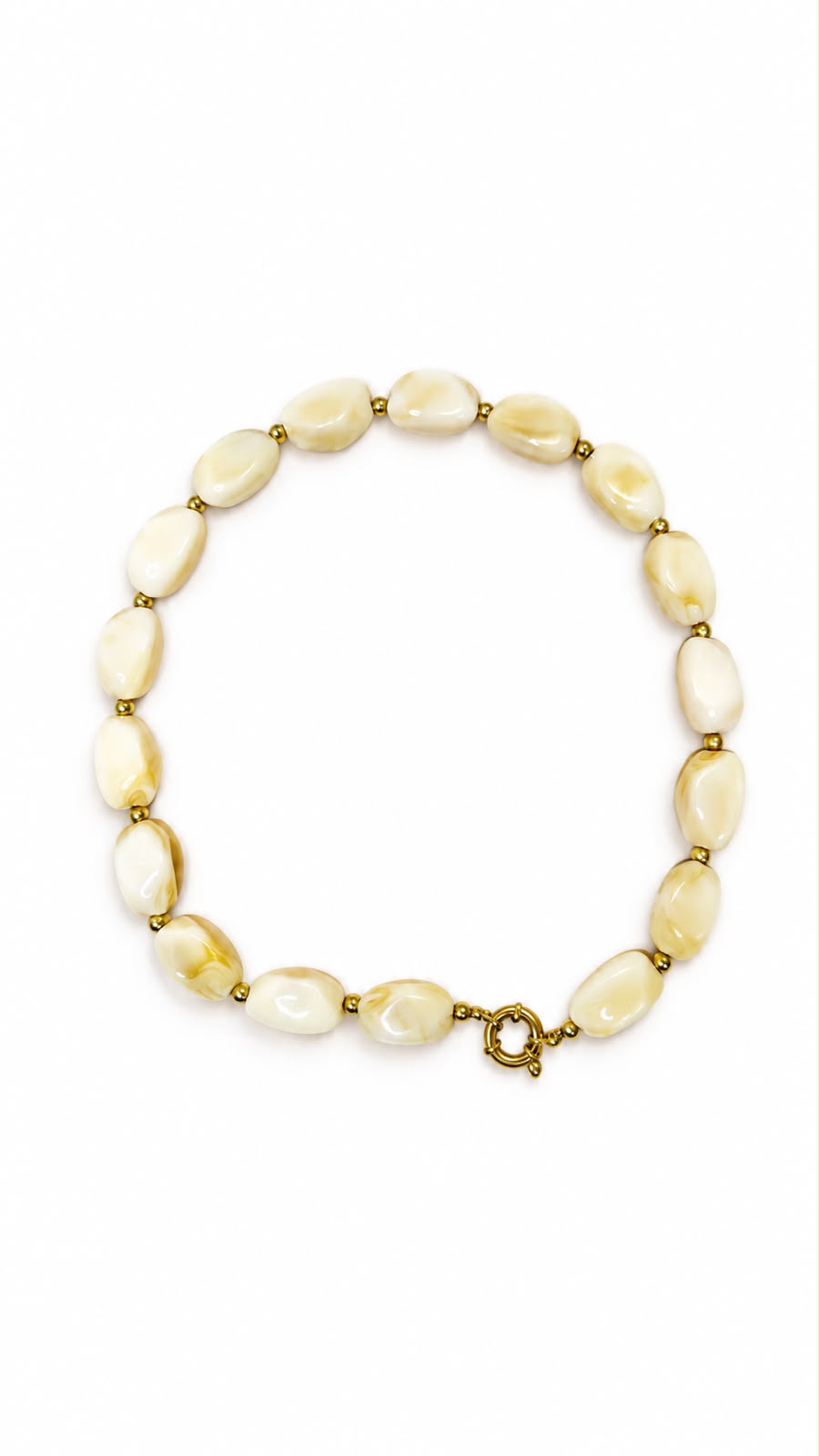 Collana Alma personalizzabile in resina e acciaio