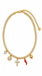 Collana Pepita Scaramantica in Acciaio