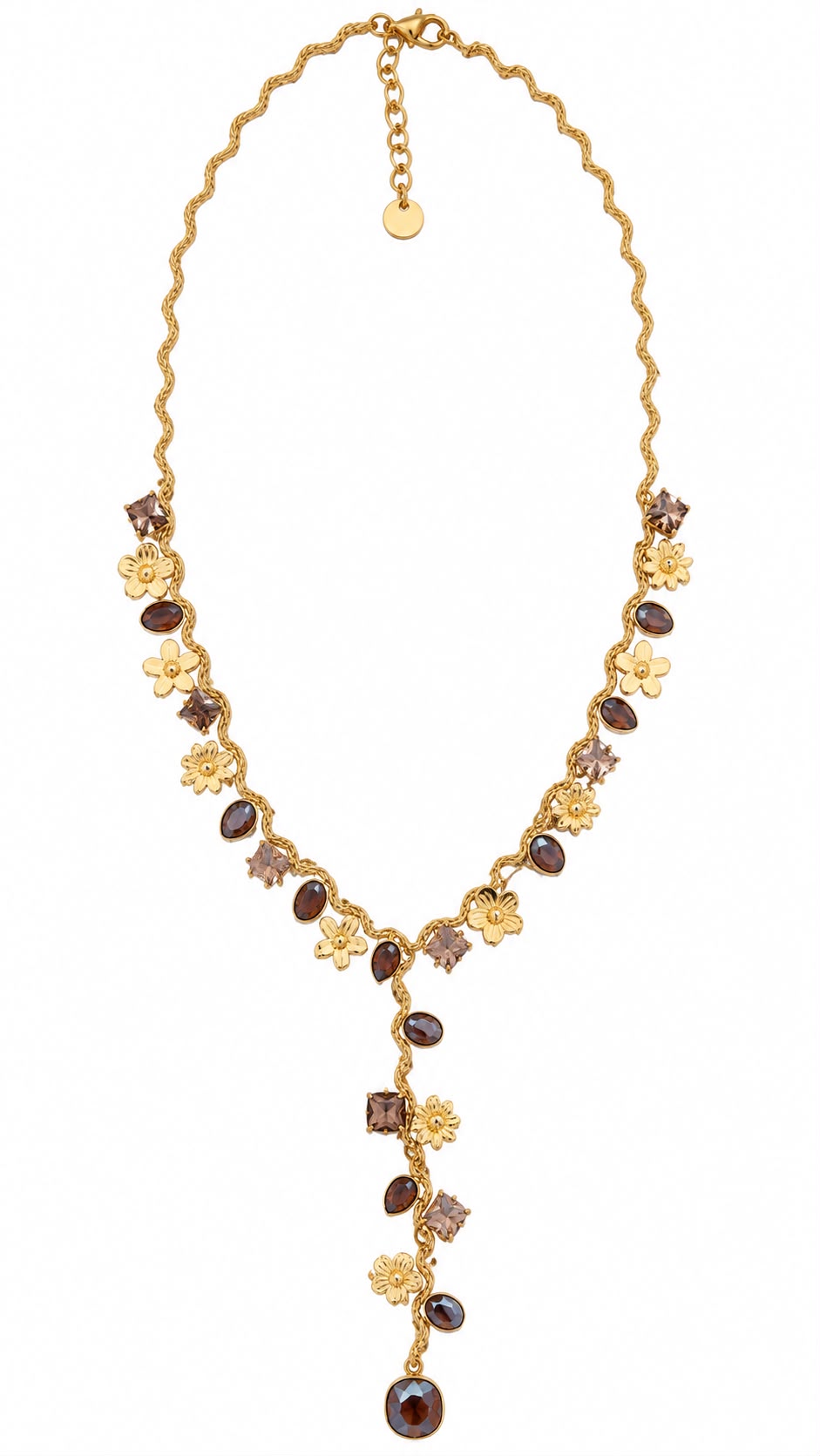 Collana Elodì Flower in acciaio 316L