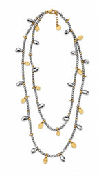 Collana Cristalli Goccia Double