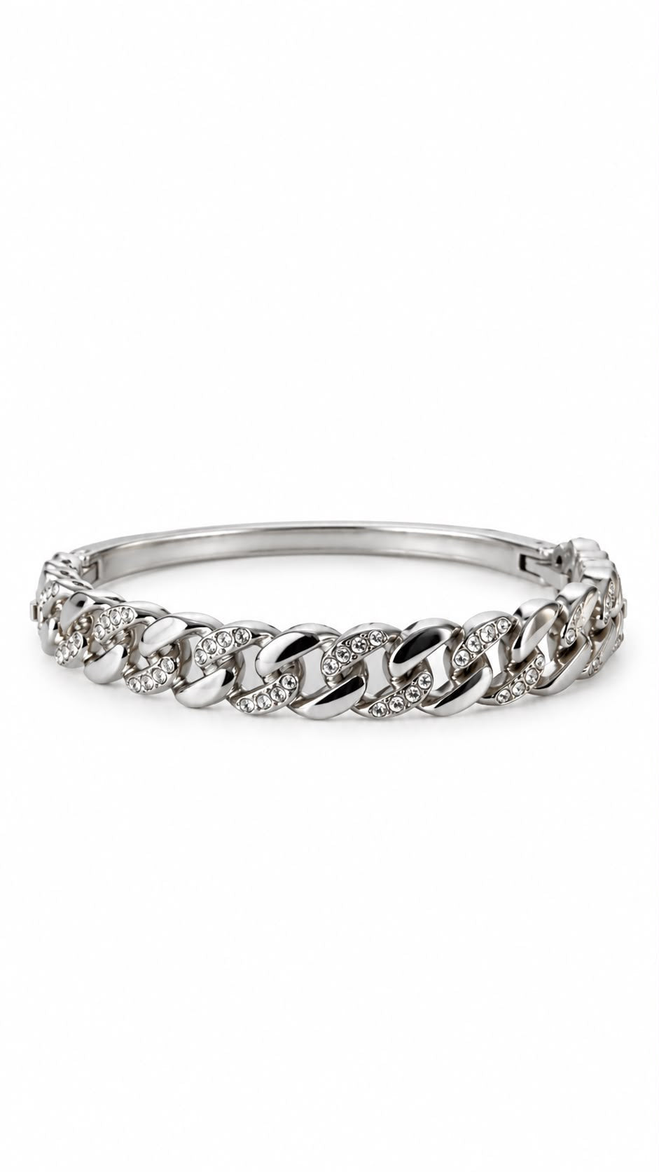 Bracciale Groumette con chiusura a manetta in acciaio
