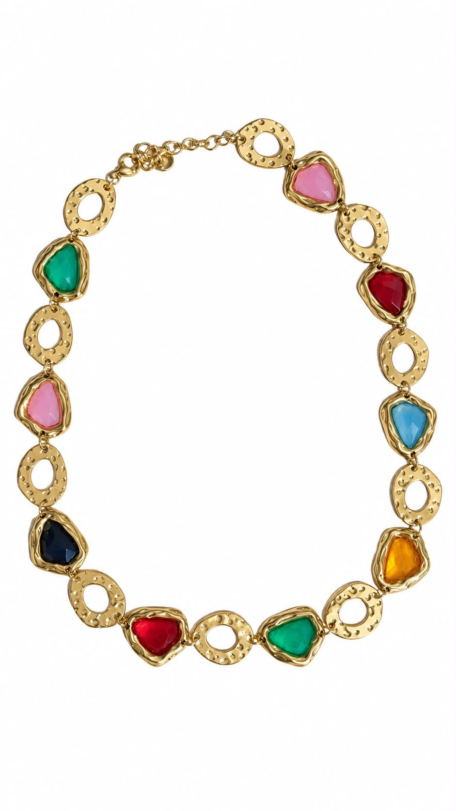 Collana Malika Gemma in acciaio